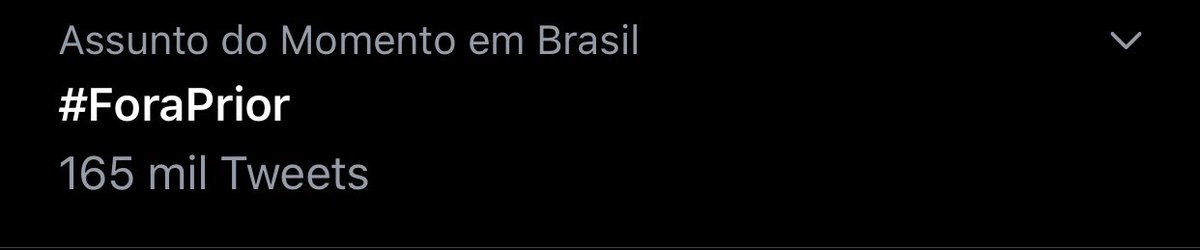 Alayanne3's tweet photo. #ForaPrior
vocês não imaginam o prazer que é ver isso. se o prior ta triste eu to feliz! #ForaPrior https://t.co/6XmYIn8olY
