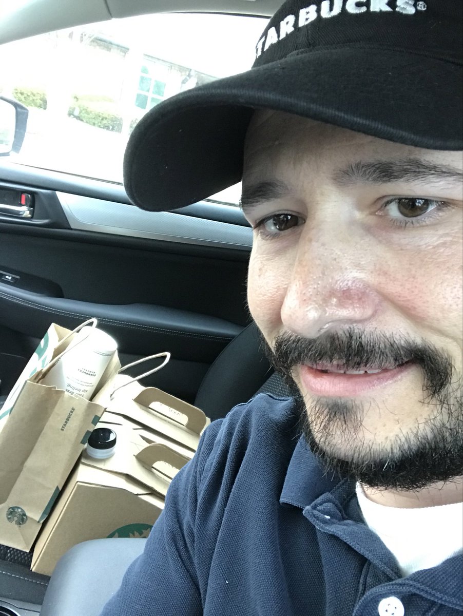 Out donating coffee to the hospital staff today! ⁦<a href="/Starbucks/">Starbucks</a>⁩