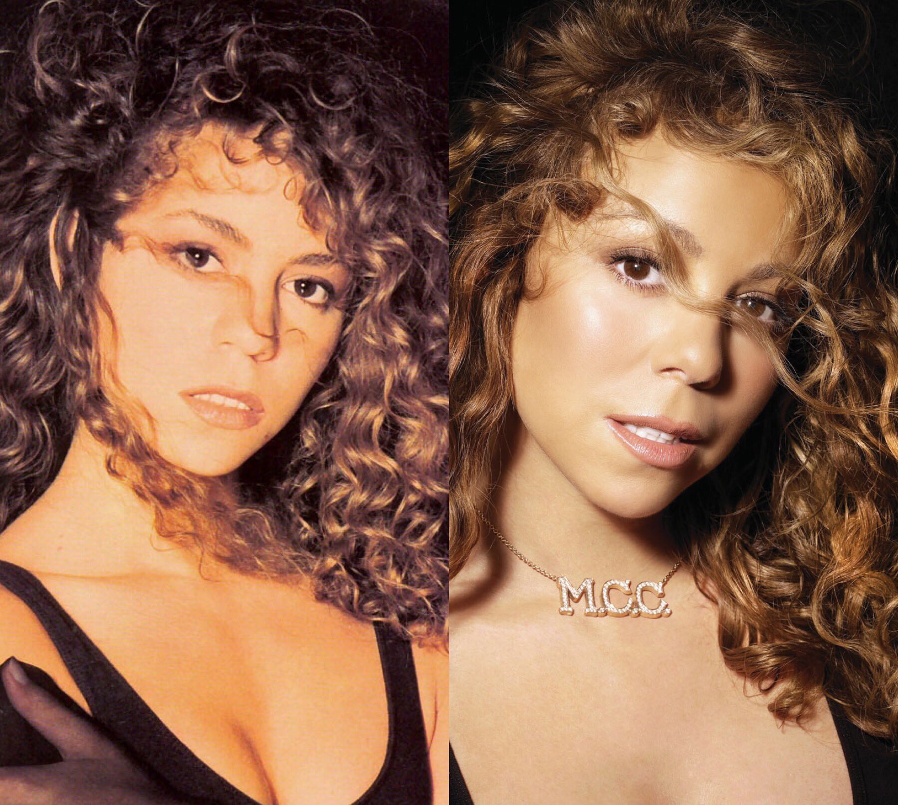 Mariah Carey paying homage to herself throughout her career is still iconic. 
happy birthday to a living legend 