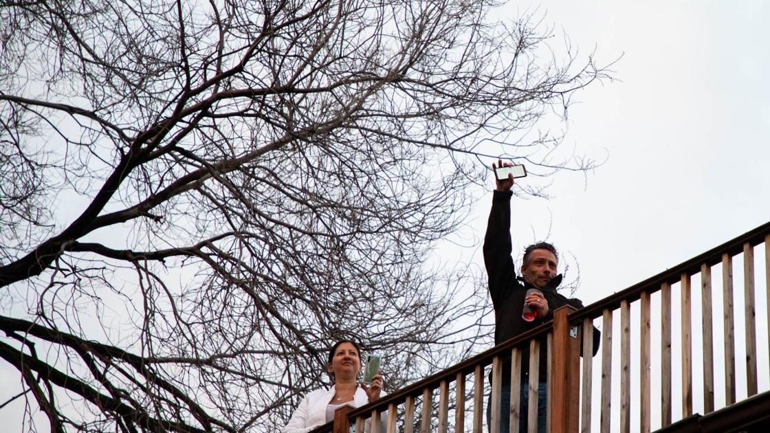 stltoday's tweet photo. The spirit of St. Louis: From bear hunts to rooftop concerts neighbors reach out in a time of coronavirus https://t.co/6lFF7XI6lB via @valeriehahn https://t.co/SYd8BZkduo