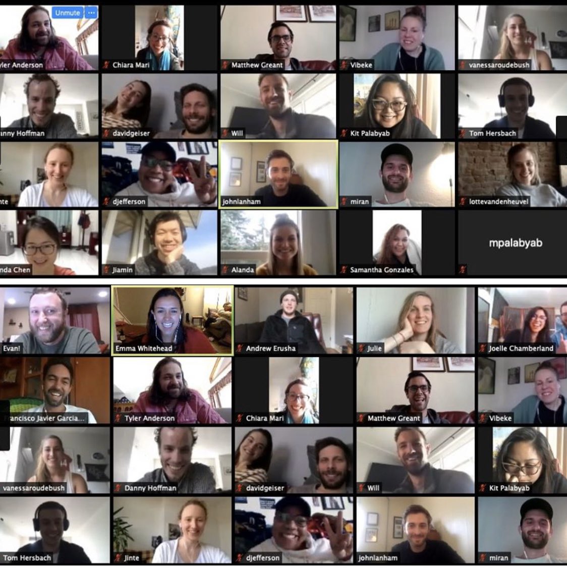 BelleCisco's tweet photo. I have an international family since 2010 called @upwithpeople Cast A11.

Today 30+ from 12 different countries got online to talk, get updated, laugh and support each other. 🌎

I couldn’t be more fortunate. I love you and miss you all. ❤️✨ @UWPIAA https://t.co/15Umu8ZXcb