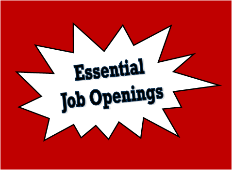 On kansasworks.com we have several ESSENTIAL Job openings throughout the area, we will be posting them as they come in to us - be sure to check the site regularly!