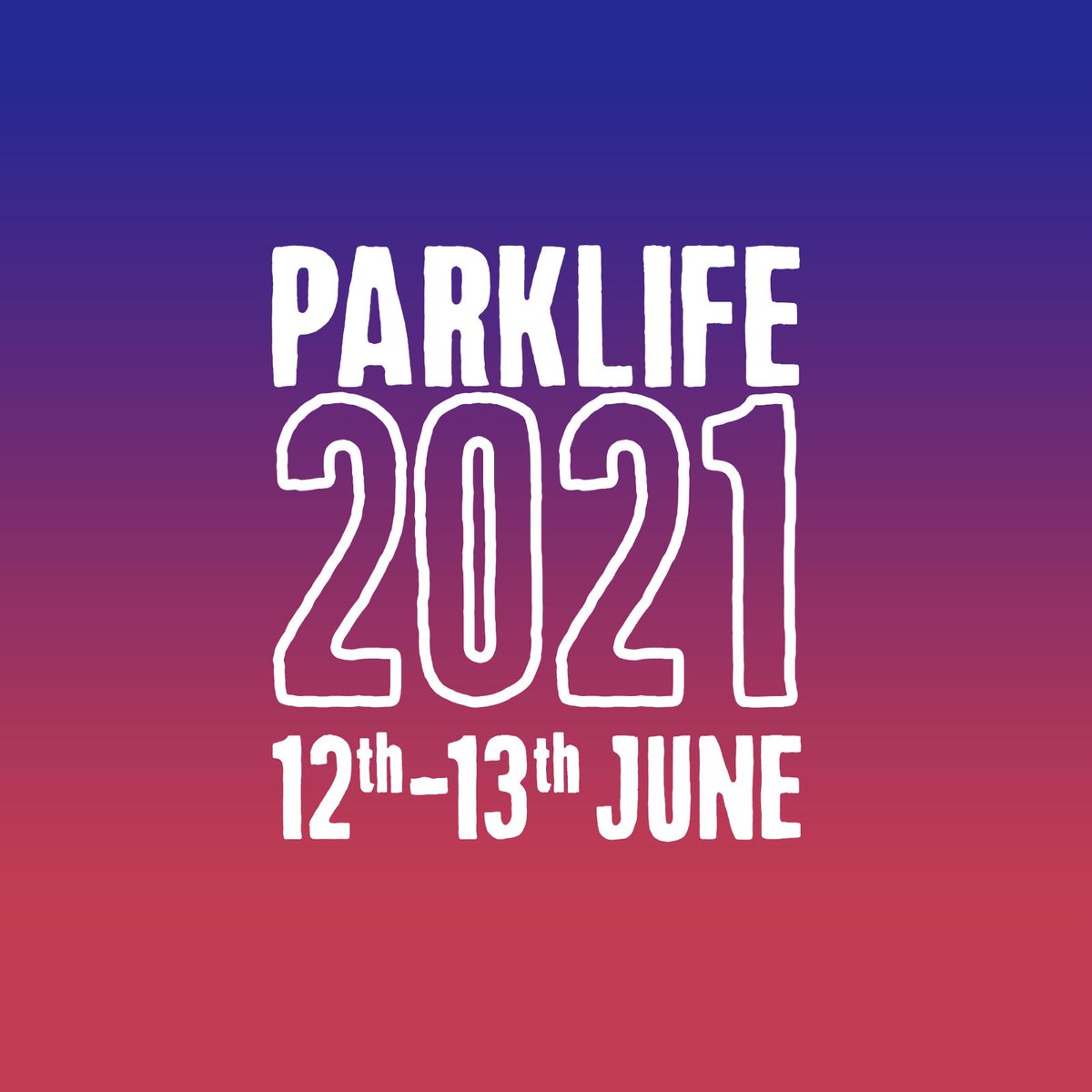 Parklifefest's tweet photo. It’s been a tough day, we hope this will give you something to look forward to. 

Parklife 2021. 
Back bigger than ever. 
12 &amp; 13 June. https://t.co/Nn7MrTyDlJ