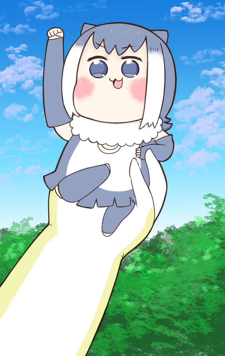 #上手い下手は別にして自分の絵柄のここが好き 丸い 