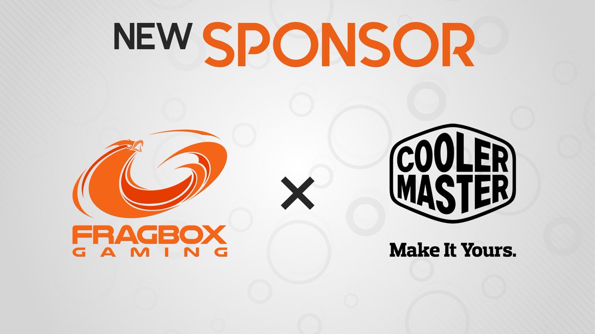 We hope that you guys are ready, because it's time !

We'd like you to do a huge welcome to <a href="/CoolerMasterGER/">Cooler Master D/A/CH</a> as our brand new sponsor.

We'd like to thank them a lot for their trust 💜

#WeAreOneFBX