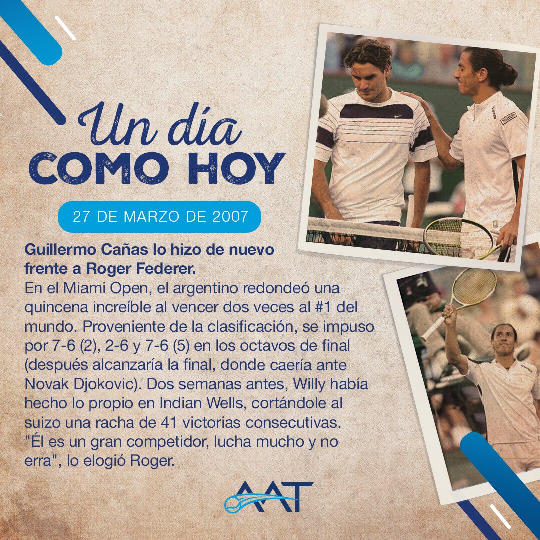 ¿Te acordás de este momento? Pasaron 13 años. 😱

¡Enorme, <a href="/CanasTennisFL/">Cañas Tennis</a>!🤩
#UnDíaComoHoy