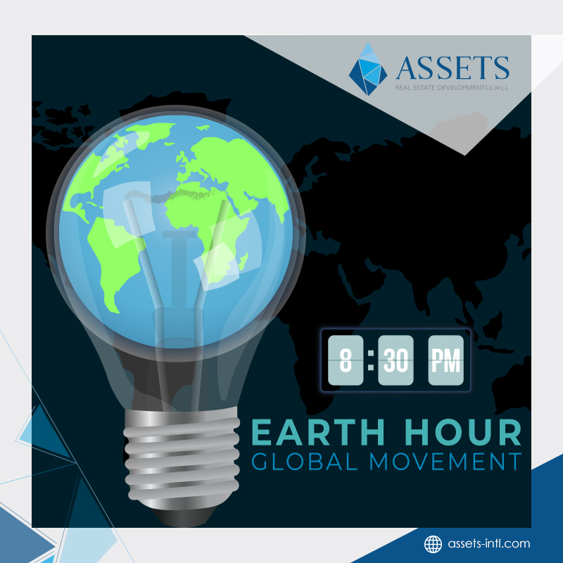 assetsgroup_qa's tweet photo. The Earth Hour day is coming up on Saturday, March 28 at 8:30 pm and observe the #EarthHour by turning off your lights for one hour!
#EarthHourDay #EarthDay #SavePlanet #Climatechange #Stoppollution #Cleanenvironment #Savenature https://t.co/C5DH2SSATI