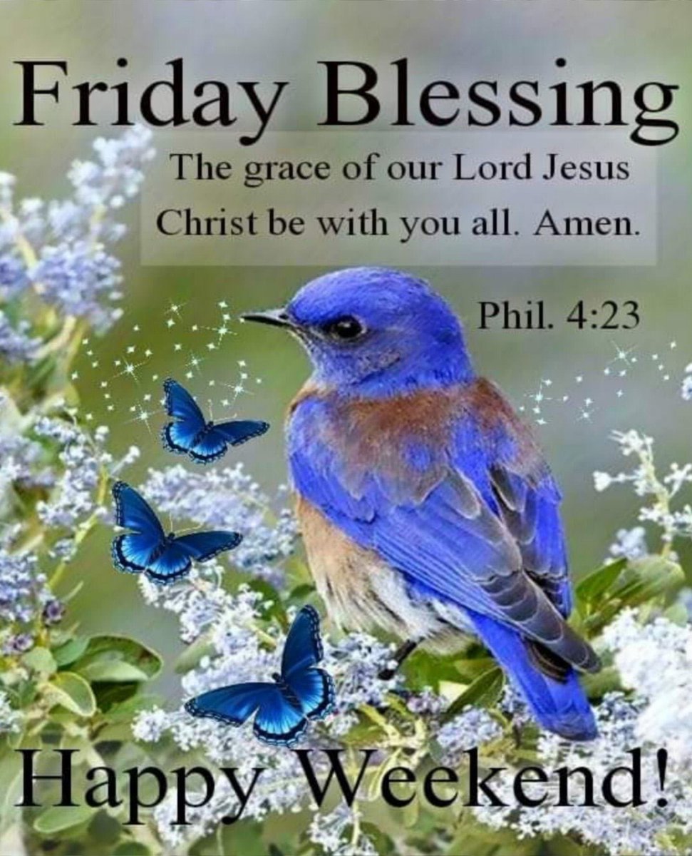 @Wxgirl169 @hickoryhill8520 @AmandaPeyper @MercyMinistrie2 @RitaGuerrero20 @ConnieCline25 @mosssithole @trinitysfaith @wpl1960 @glennmc60 @IIIDeaton @over60nz @chriswwright1 @thecompleteman4 @BonnieJMoore2 @kristia101 @JUBILEE_7DOUBLE @lizfebry9 @krazy4ujc @JamesKozlinski @jlshine5 @Carole77777 @lemoncandys @BeachcatTt @rockin4jc @thompsonb2569 @ds498899 @RichNChrist57 @charliesickles @gregory_karris May each one of you have a blessed weekend in our Lord Jesus Christ!