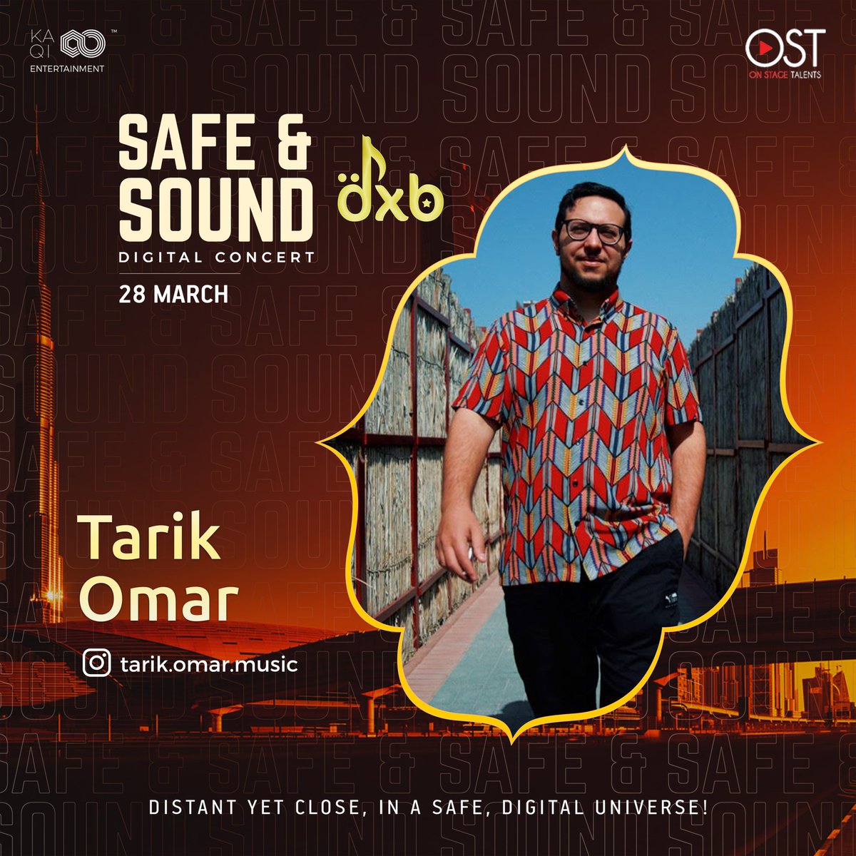 And last but not the least! We have <a href="/captain_tea_/">Tarik Omar</a> taking getting on the turntables and wrap up the evening!
.
.
#SafeAndSoundDigitalConcerts #DigitalConcert #Dubai #StayHomeStaySafe #SafeAndSoundDXB