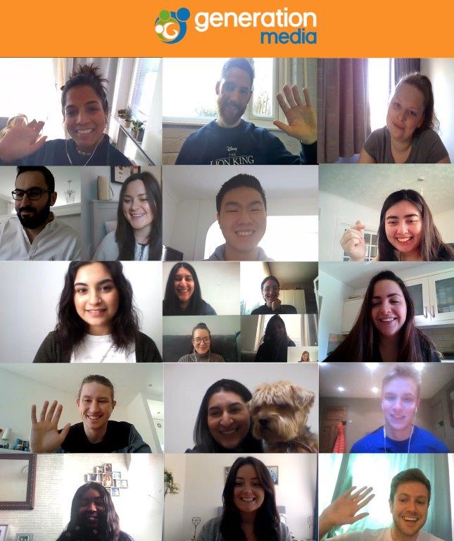 GenMediaUK's tweet photo. Happy Friday here's to the end of a week of remote working and home schooling.  Thanks to Zoom and @Microsoft Teams for our new virtual workplace and to the Generation Team for keeping both  the spirits and efficiency up in a week that none of us will forget #keepintouch https://t.co/EWPmzTZadT