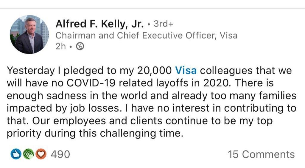 ChirandeepS's tweet photo. Leading with Empathy! #Visa https://t.co/3tqrDrfbvQ