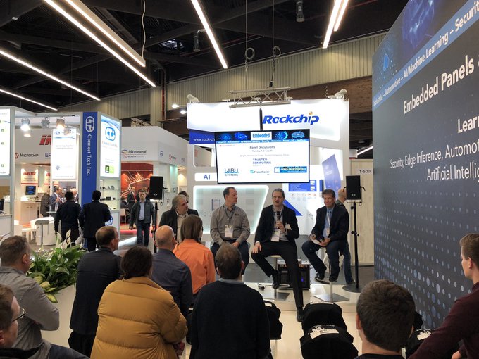 TrustedComputin's tweet image. TCG attended the @embedded_world in February, where @TrustedComputin representatives hosted #IoT sessions which explored a variety of subjects surrounding secure embedded systems. 

Learn more about our in-depth workshop at #Embedded2020 bit.ly/33pYde0