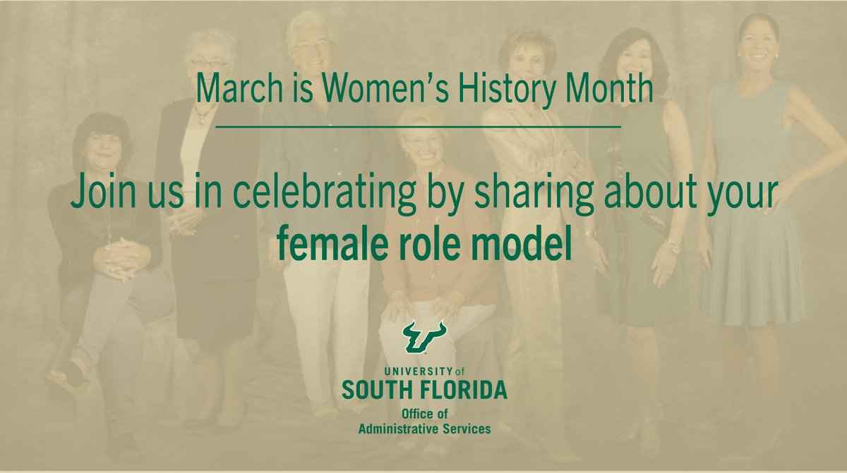 Did you know that March is Women's History Month? We want to hear all about your female role models and why you look up to them! Reply to this post and we will be highlighting some of your female role models in this month's OAS newsletter
