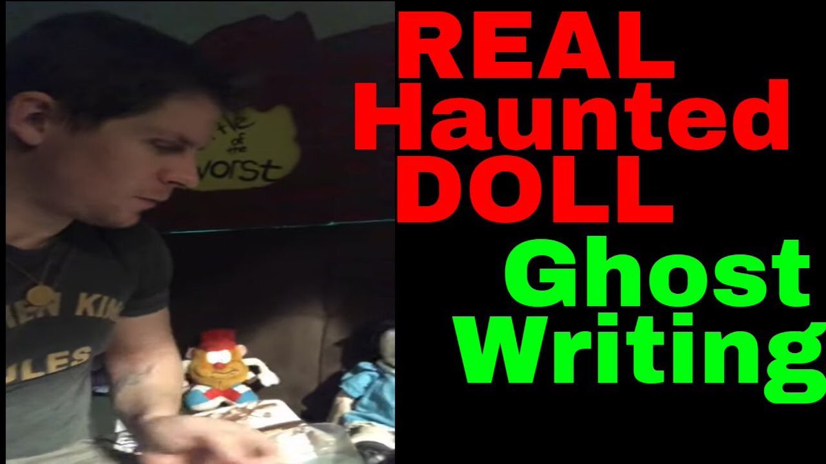 links_spooky's tweet photo. This just happened last night!!! REAL HAUNTED DOLL | Draws a Picture- Ghost Writing https://t.co/Op59aJwMph https://t.co/lpcNhNdTHk
