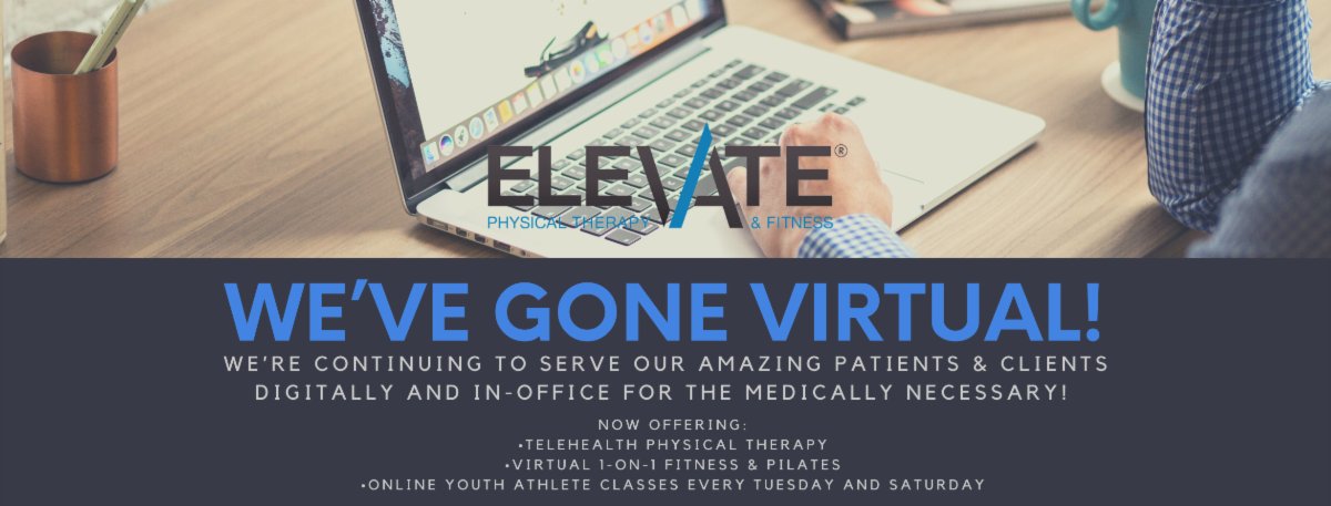 elevateptfit's tweet photo. In-Office &amp; Telehealth | Runner Tips | Athlete (+ fam) Workouts on Zoom! https://t.co/MoXtJu6SUE https://t.co/CpCvvztakg