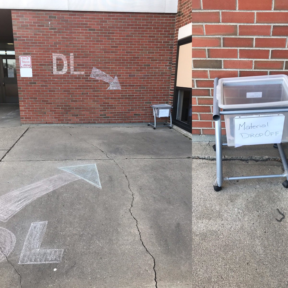 You can drop off your assignments here on Tuesdays. But even better than that, scan and email them to your marking or classroom teacher! #vphslife #dlassignments #vicparklearning