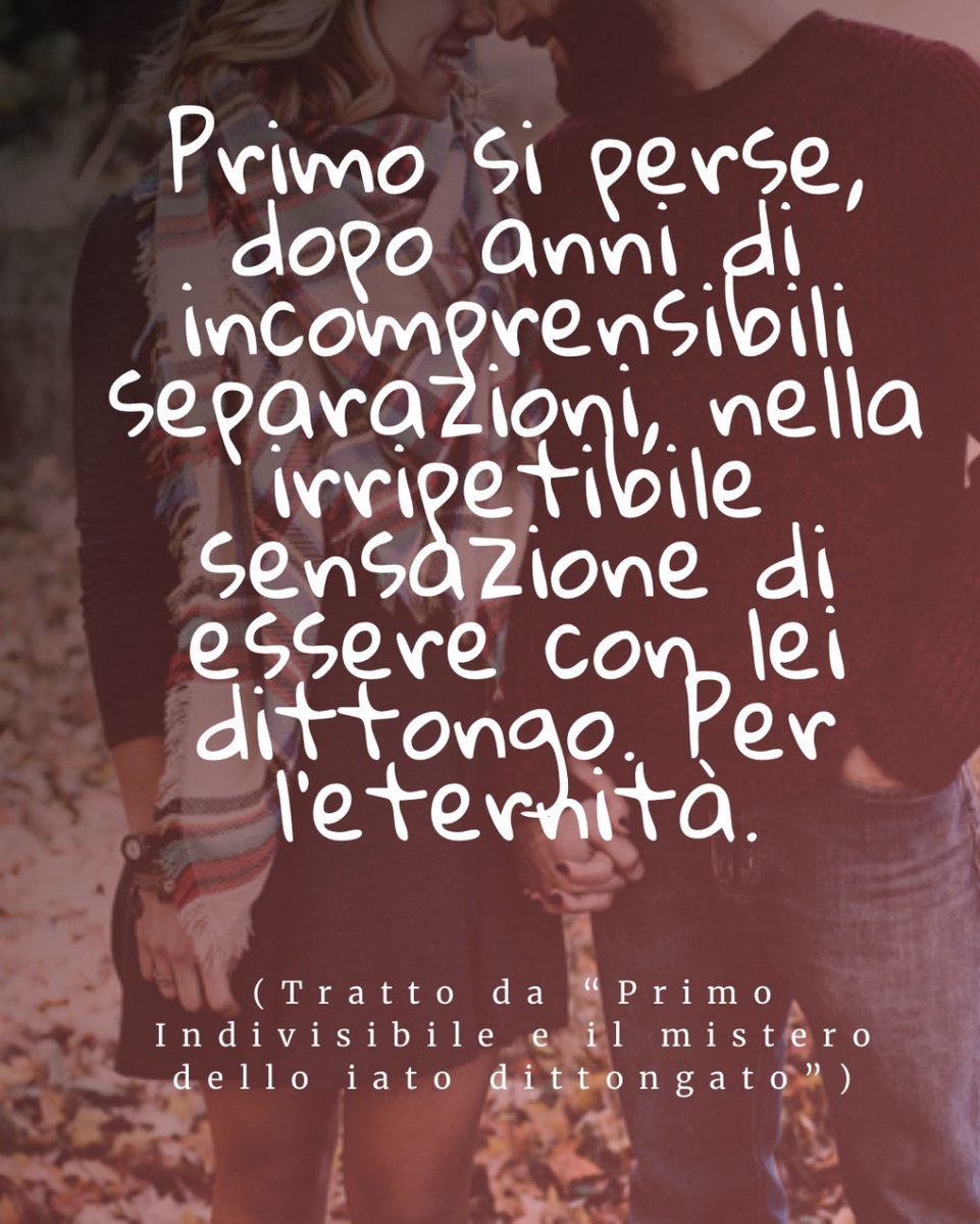 novelleorchidea's tweet photo. Finalmente il #dittongo!

(Tratto da "Primo Indivisibile e il mistero dello iato dittongato")

@CasaLettori @CasaScrittori #ebook #erotic #selfpublishing #selfpub #selfpublish #indie #indiepromo #indieauthor #CulturaCondivisa https://t.co/RBFe0wsFYz