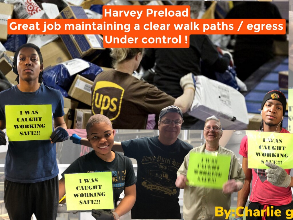 upsgypsy's tweet photo. Way to Go Harvey preload! #safetyneverstops #safetyfirst #HarveysFinest Have a safe weekend everyone! Be Well! https://t.co/16uspOs3TQ