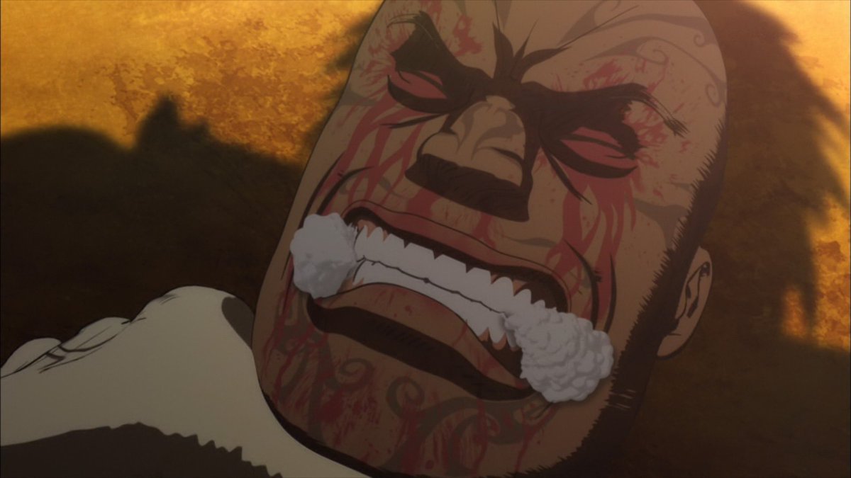 ケンガンアシュラのムテバ ギゼンカがなんだか男塾の月光みたいだ 4ページ目 Togetter