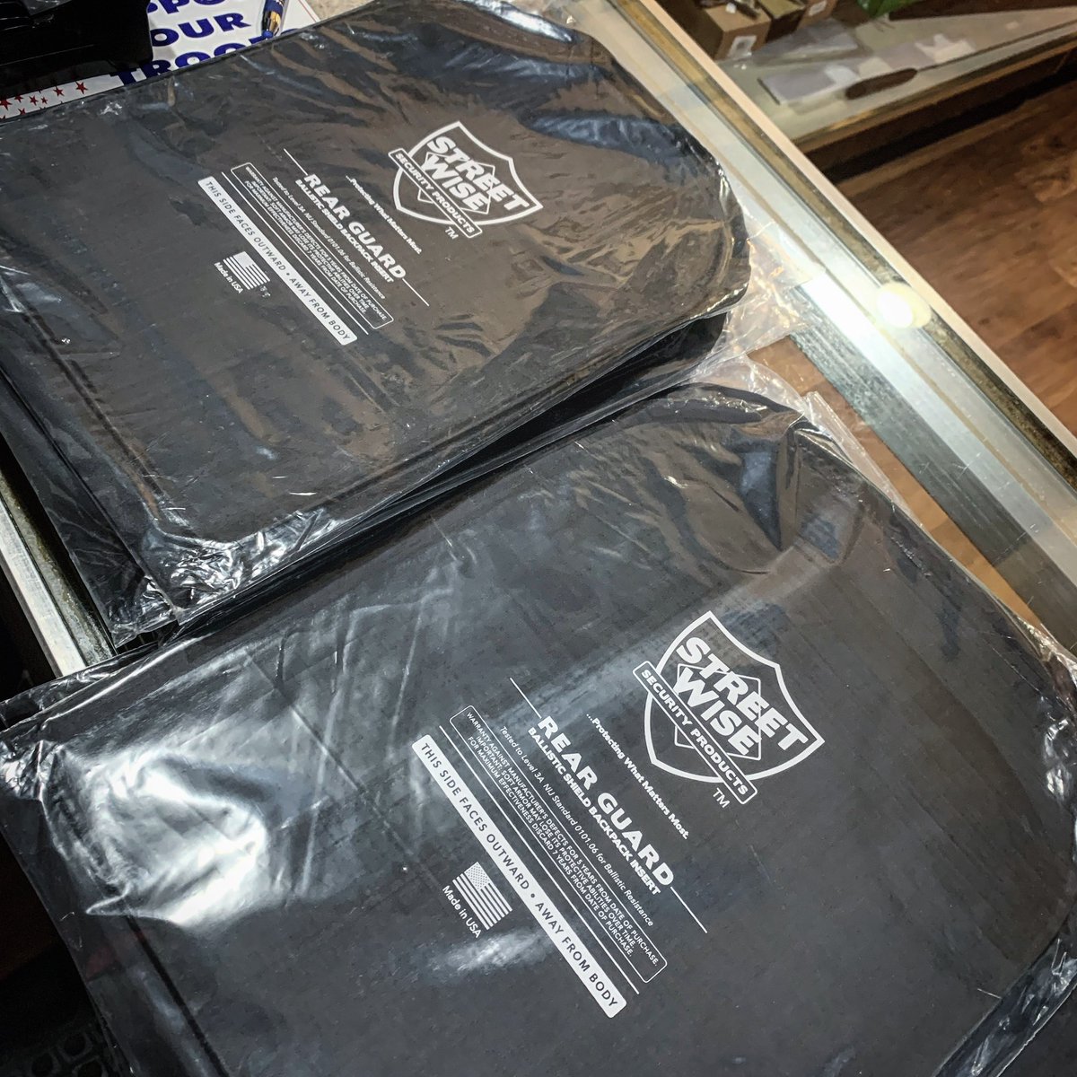 GearUpFL's tweet photo. Ballistic plates are in stock for plate carrier vests, backpacks and our new ballistic plate carrier t-shirts. Tested for level 3A (stops handgun bullets) #GearUpAtGearUp #BuletProof #ballisticplates #tactical #survival https://t.co/zPffOts3GZ
