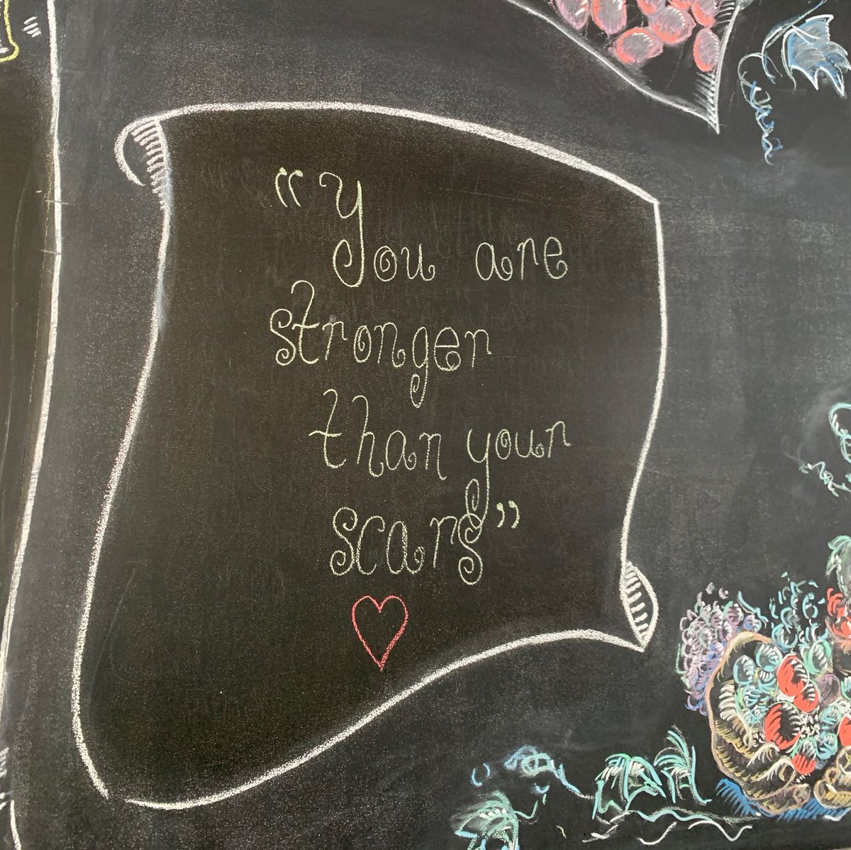 Today's chalkboard note is giving us all the #FridayFeels... ❤️