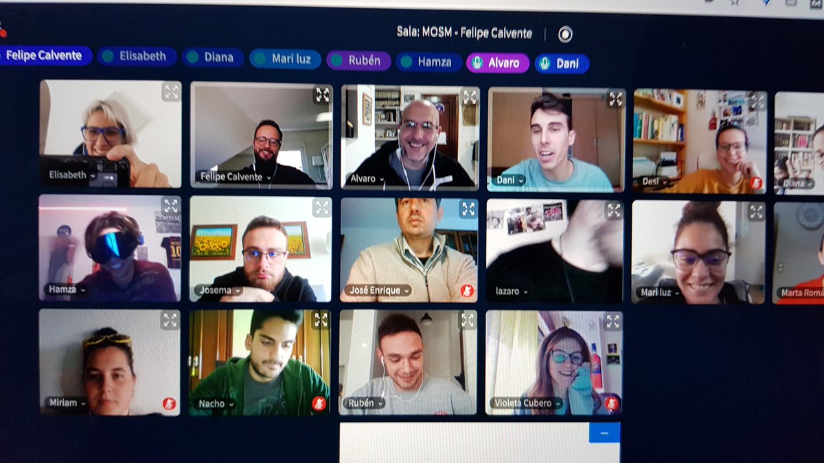 Sempatika_emr's tweet photo. Turno de @easymadtech presentando su estrategia de #videomarketing ¿qué pensará @FelipeCMieres sobre el trabajo de nuestros #mosm? #yosoymosm #WeAreTheMosm #LosMosmSeQuedanEnCasa 💪 https://t.co/YkTl2yDQv8