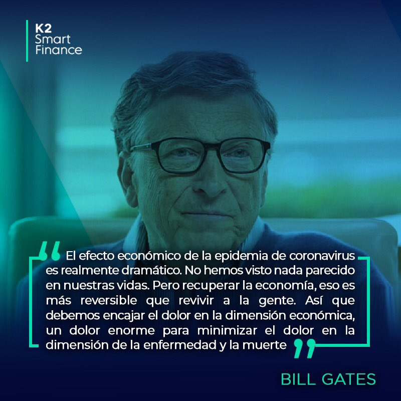 K2smartfinance's tweet photo. “Recuperar la economía es más reversible que revivir a la gente” https://t.co/KpYxpW0rLX