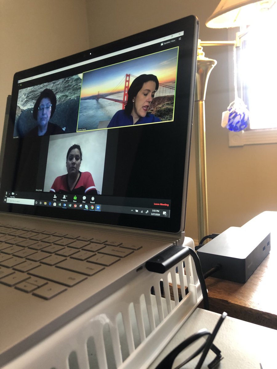 LSparksELA's tweet photo. Lots of Zoom practice this week. Impressed by dedication of @kedc1 districts instructional leaders and teachers who are working to find ways to connect with kids and continue teaching and learning. @RacelandSchools #Togetherky #kentuckypower https://t.co/XnvUvKikJA