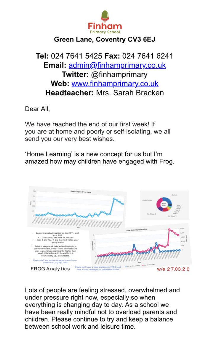 FinhamPrimary's tweet photo. Finham Family - here’s this week’s newsletter - please give it a careful read! #stayconnected #teamfinham #whataweek https://t.co/Buj5PT1oRO