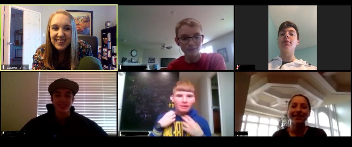 WMS_Spanish's tweet photo. My students and I have been missing our SRT lunches, so today we had lunch together on @zoom_us #wwsallin #BetterTogether #wmsrocks361 https://t.co/WWEgxIuHZn