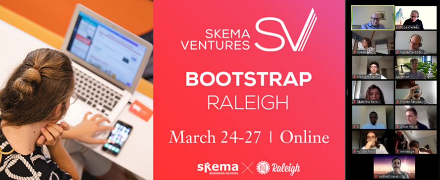 The first @SKEMA_Ventures online BOOTSTRAP from Raleigh campus is over! What an amazing experience with <a href="/SKEMA_BS/">SKEMA Business School</a> entrepreneurs pitching their project from all over the world in front of a jury of international experts.