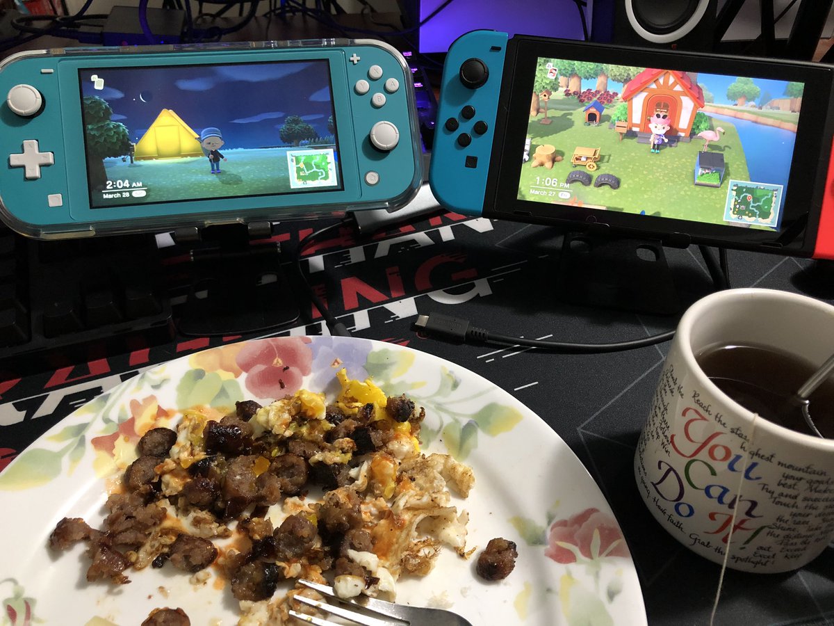 ichibadassTV's tweet photo. Help, I think I may have an Animal Crossing addiction problem.... to the left my southern hemi island in Japan and my main Florida island to the right 🙀
#ACNH #AnimalCrossingNewHorizions #freeproduct #providedby #nintendo https://t.co/s1otbbAvav
