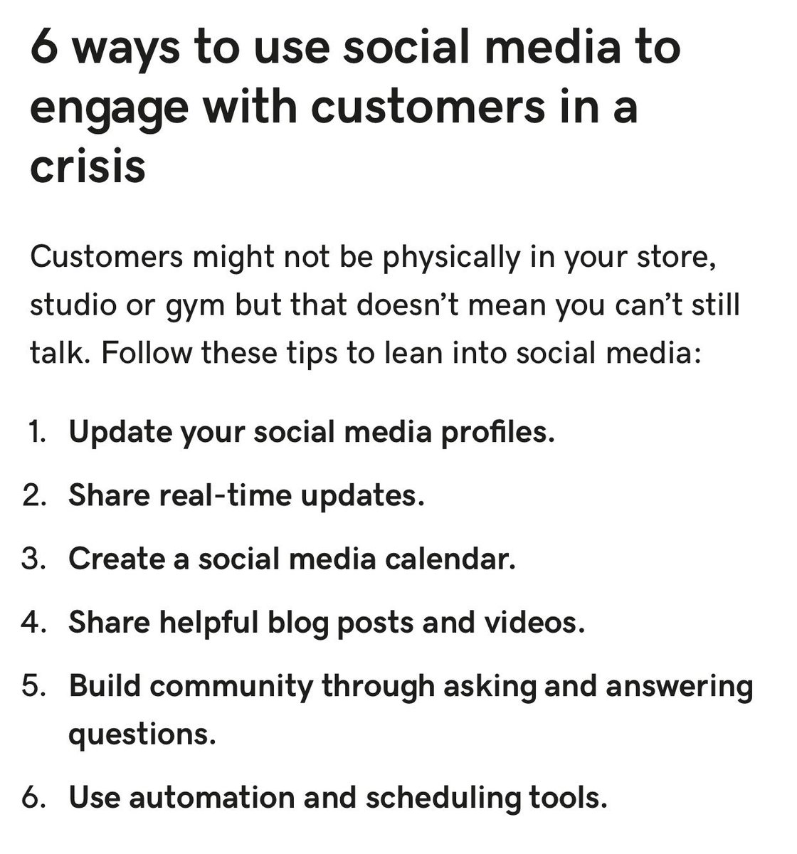 DMarketingU's tweet photo. How to use #SocialMedia to engage with your customers in a crisis -- 6 techniques to succeed!
https://t.co/ZSHXvUOVBY

#socialmediamarketing #DigitalMarketing #contentmarketing #SocialMediaManagement https://t.co/VwfRlDMEWC