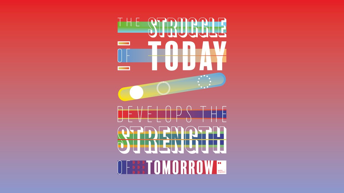 quotesonposters's tweet photo. The typeface is Balboa Plus, by Jim Parkinson

We should face our current challenges as a big opportunity to become better through learning and resilience. If we're failing today, do not give up, as tomorrow is another bright day. https://t.co/9VudUB0hqA