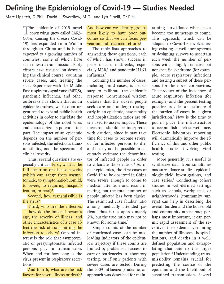 EricTopol's tweet photo. Going forward: the big #COVID19 questions that need to be addressed https://t.co/20cXUtdKCL by @mlipsitch and colleagues
and in @NEJM correspondence https://t.co/omIcDtYGZT