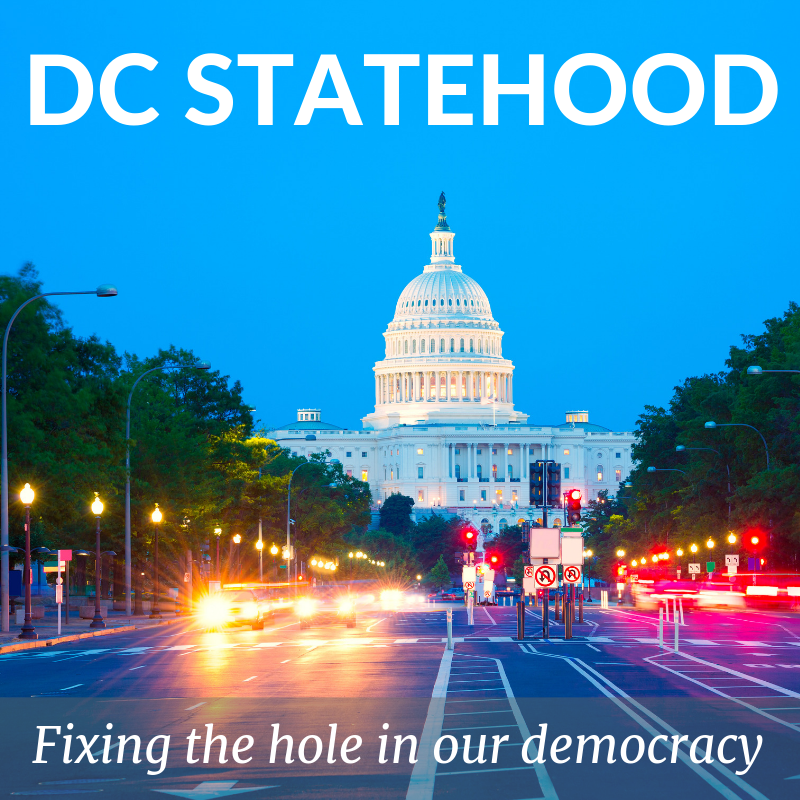 GLS4DR's tweet photo. For over 200 years, the residents of the District of Columbia have been denied a voice in our national government. @SenStabenow, @Sen_JoeManchin - we deserve the same rights that the people in all 50 states enjoy. #dcstatehood #dcstatehoodnow https://t.co/81Pa2EJR0J