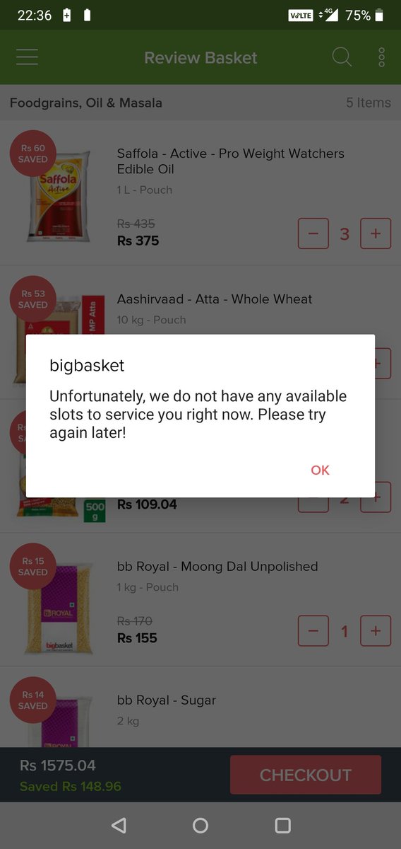 I am finding slot available for next delivery, can understand d number ...