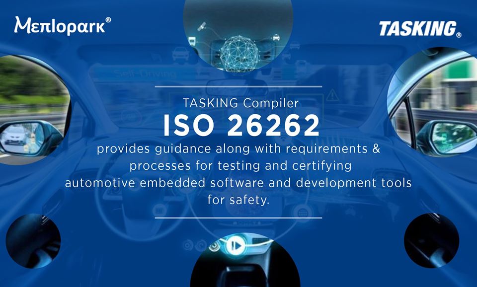 Menloparktech's tweet image. TASKING Compiler ISO 26262 provides guidance along with requirements &amp;amp; processes for testing and certifying automotive embedded software and development tools for safety. To know more click here: bit.ly/2X0q7tV
#MenloparkTechnologies #EmbeddedSoftwareDevelopmentServices