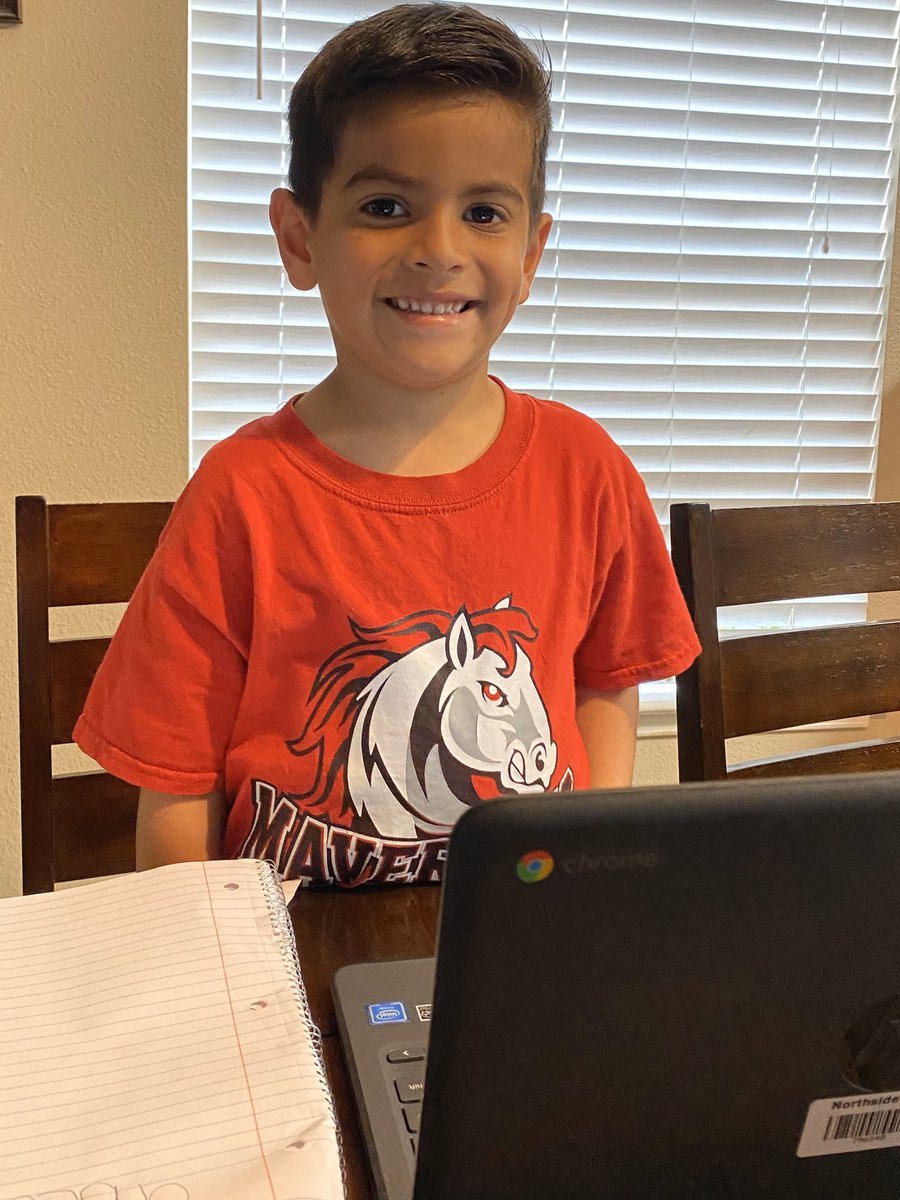 AnakenyG's tweet photo. Showing his #Boldtpride today! Thank you @NISD for a device! We were struggling trying all of this on the X-BOX @NISDBoldt @msle07 #boldtmavericks #distancelearning #hemisseshisteacher 🙃 https://t.co/Y2obvPgCvM