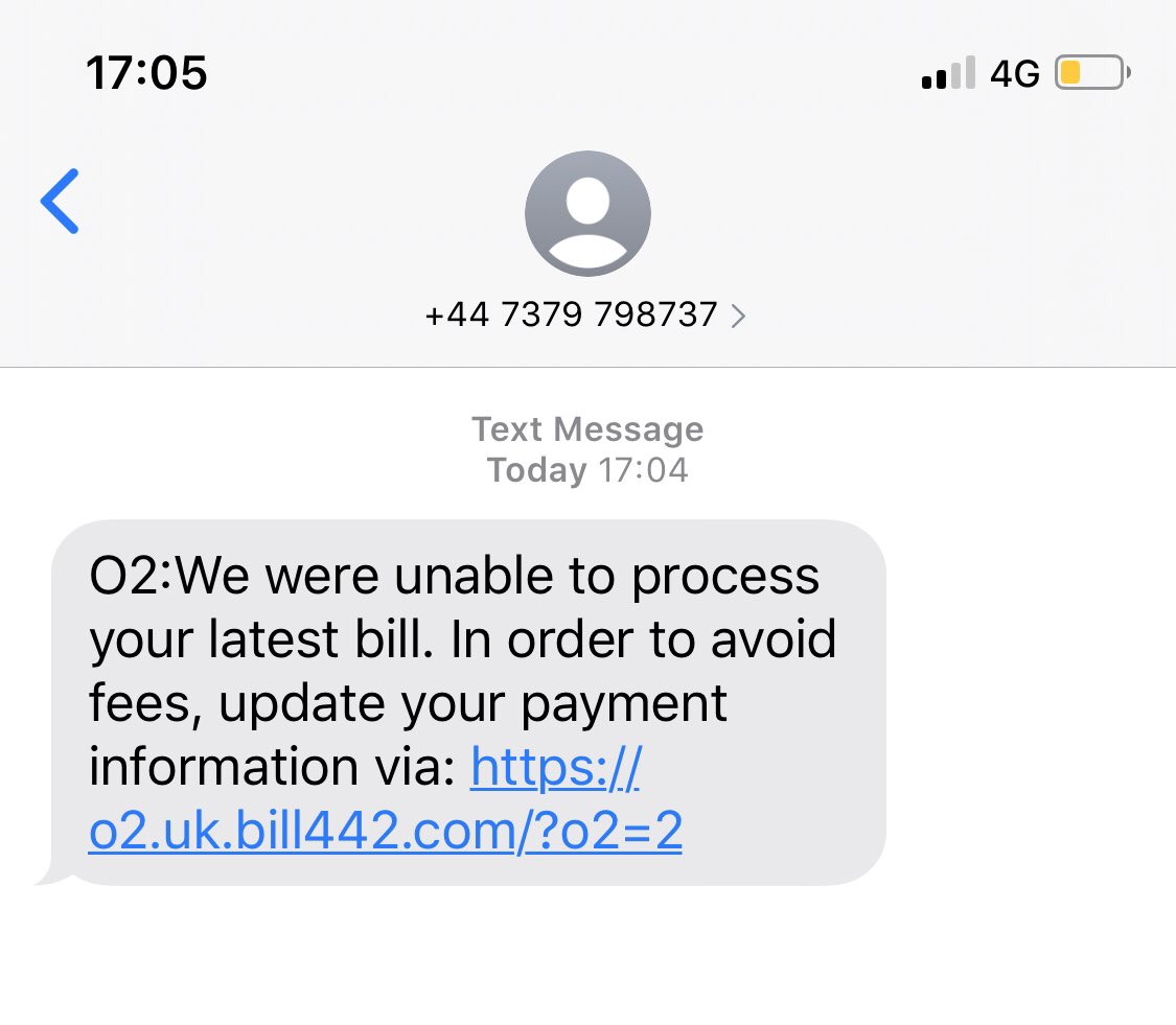 spagBetty's tweet photo. @O2 hi I think I have had a fraud text https://t.co/YSD26IiItd