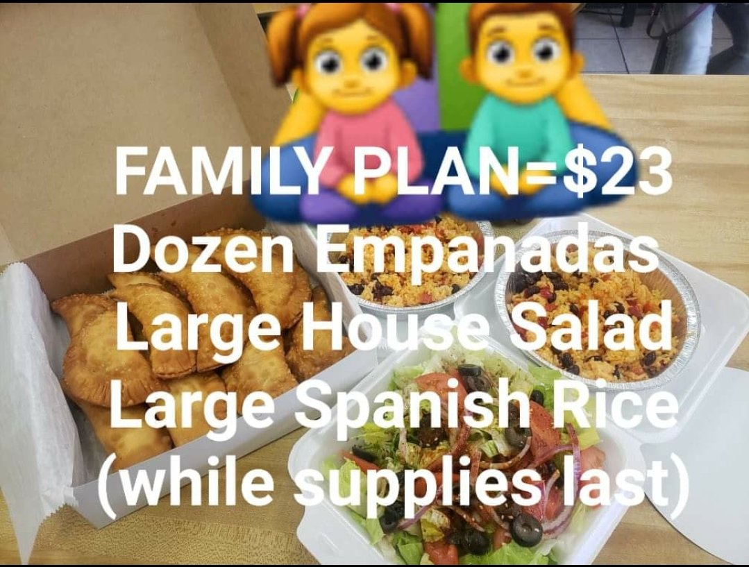 StellasEmpanada's tweet photo. #StellasRocks #HelpingHands #AlwaysFresh #WhileSuppliesLast #ReserveNow 201-955-FOOD @KearnyPolice @TheKearnian @theobservernj @nutleyjournal @ILoveLyndhurst @KearnyOnTheWeb @NJTRANSIT_NBUS @northjersey https://t.co/TnJqNVX2tj