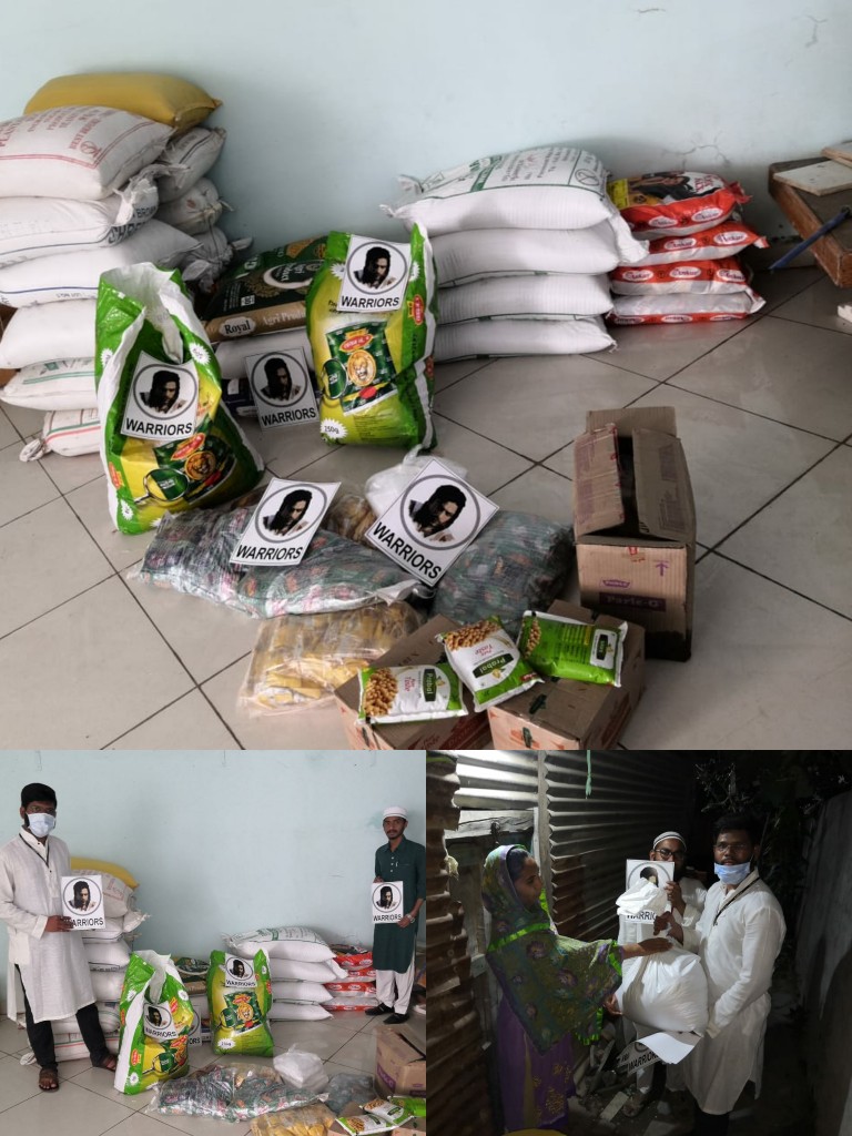 TeamSRKWarriors's tweet photo. SRK FANs from Beed distributed grocery &amp; necessary goods to the needy for next 21 days who are affected due #CoronaLockdown as per Shah's Responsible Knights initiative! ❤️ 🙏

#SRKInitiative https://t.co/Woced16CZh