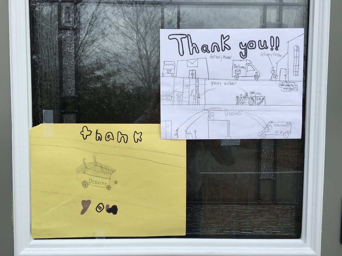 Thank you to everyone in the medical industry, grocery store staff, truck drivers, postal carriers and delivery people!   #elginburg #superheroshoutout