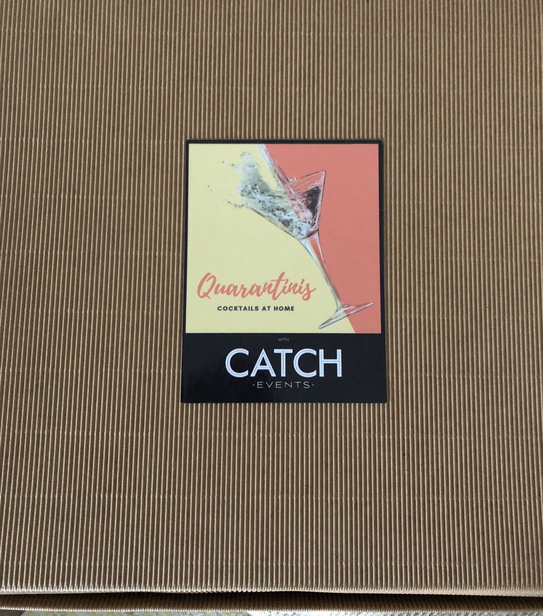 SinWatters's tweet photo. Thanks so much to @CatchEventsCo for your magical delivery today, forgot how good Fridays could feel! Let’s get these #Fridayvibes movin 💃🏼🕺🏻👯‍♀️#quarantinitime #cocktailsathome #catchevents 😘🍸😍 https://t.co/fEOxwtZmzi