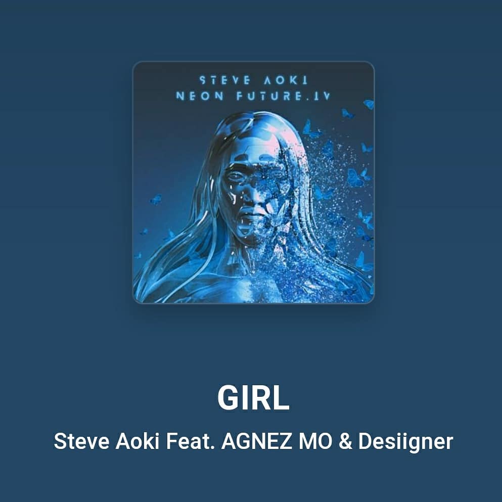 the_agnation's tweet photo. Girl by @steveaoki feat. @agnezmo, @LifeOfDesiigner. April 3rd. Get Ready! 🔥 #AGNEZMO https://t.co/FWCrYW8HL4