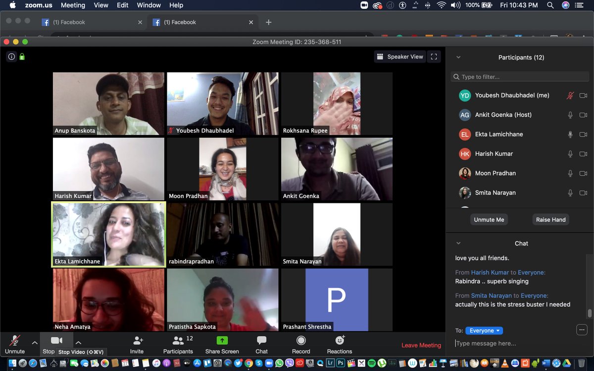 youbeshanalyzes's tweet photo. #Day56 Divided by nations, united by Music.
Truly said music has no language, sharing music from Nepal, Bangladesh, India. Reenergized & back with enthusiasm. Sang for the first time so rained heavily for some while :p.
#musicalsession #District41 #toastmastersinternational https://t.co/xhPOQHgdbh