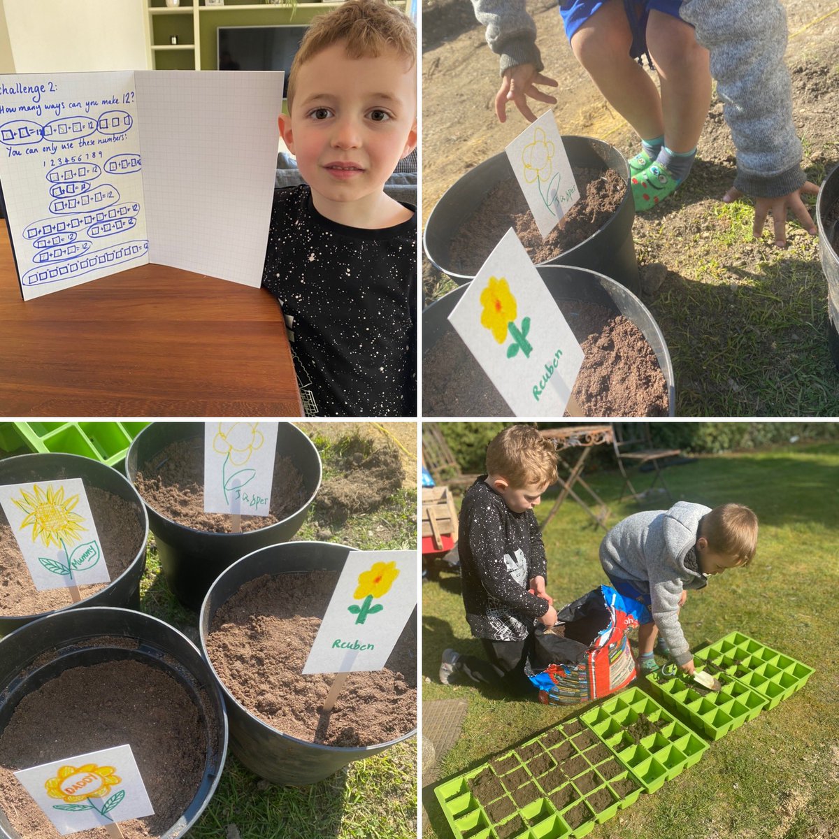 toptabledesign's tweet photo. @Class3Broadway Gardening and maths challenges complete🌻🌻Have a good weekend everyone 😊 https://t.co/nQtywdpEjW
