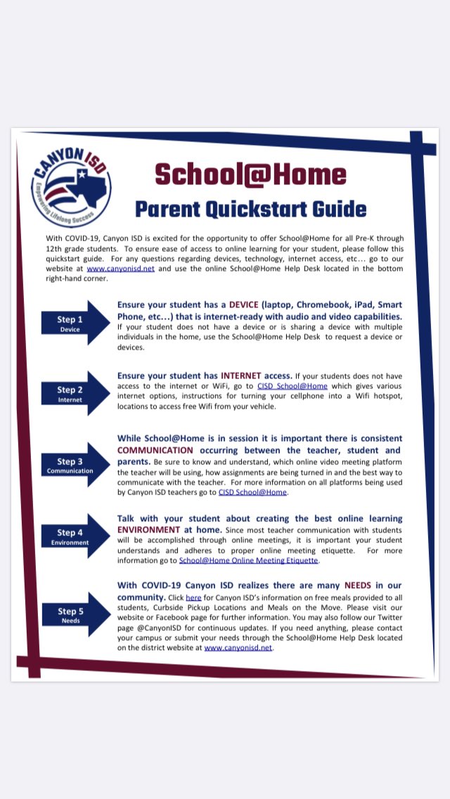 RH_Staff's tweet photo. Below is a Parent QuickStart Guide with helpful information as we start lessons on Monday. If you have questions, please contact your child’s teachers.

Beginning Sunday evening, you can go to https://t.co/K7j73Cka12 and click “access school@home” to find lessons and more info. https://t.co/uUq5sM1Nu2