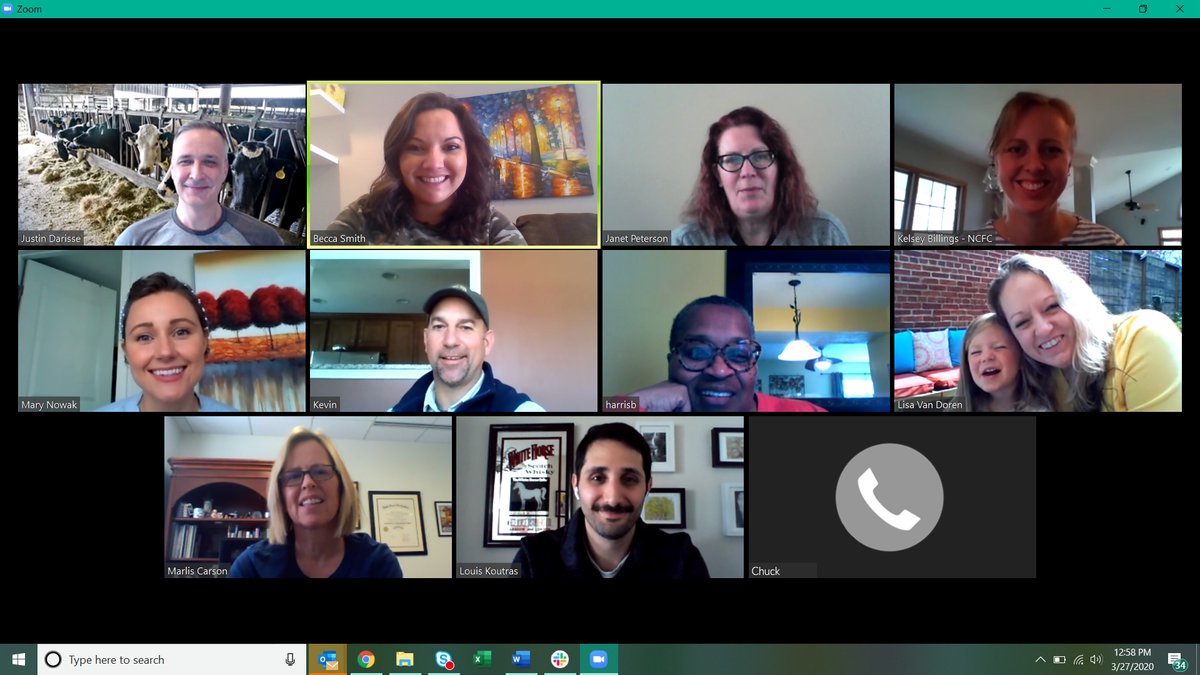 .<a href="/FarmerCoop/">NCFC</a>'s team is staying connected while working remotely. Today we all took a moment to catch up via a video conference lunch.