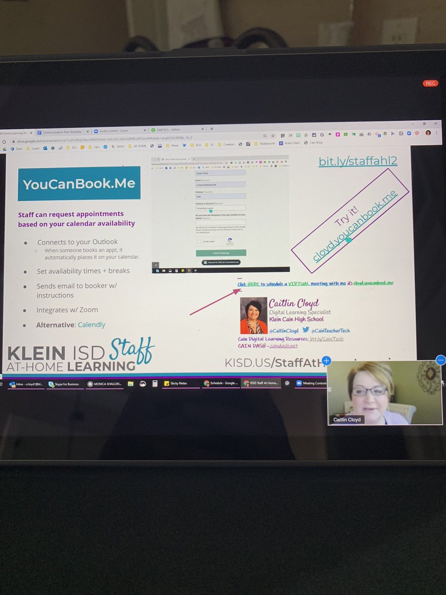 rcarbajal89's tweet photo. Thank you for an awesome Admin webinar this morning! A lot of great tips to use when communicating @CaitlinCloyd and @MonShall2! #thisishowwesocialdistance @KleinProfLearn @KleinCain https://t.co/wngJpIsEmm